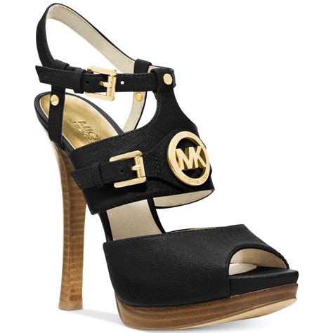 michael kors berkley sandals black suede|Michael Kors mackenzie platform sandals.